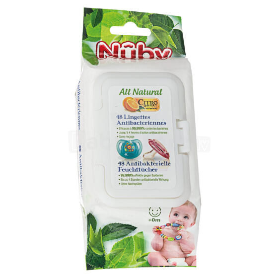 Nuby Citroganyx Art.CG40048KARU knupju salvetes