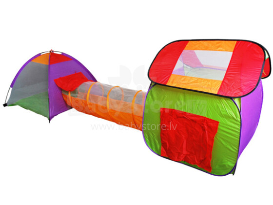 D&S Company KPT-200.2 Детский комплект (палатка, туннель, вигвам) + 200 шариков  124760858