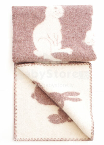 Natural  wool baby quilt Art.4309 70x100cm
