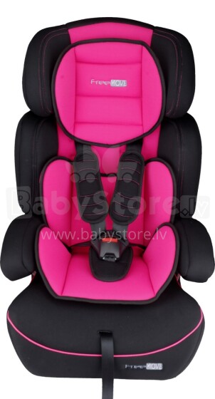 „Babygo'15 Freemove Pink“ automobilinė kėdutė (9–36 kg)