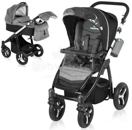 Baby Design '15 Husky Duo Col. 10 Bērnu ratiņi divi vienā