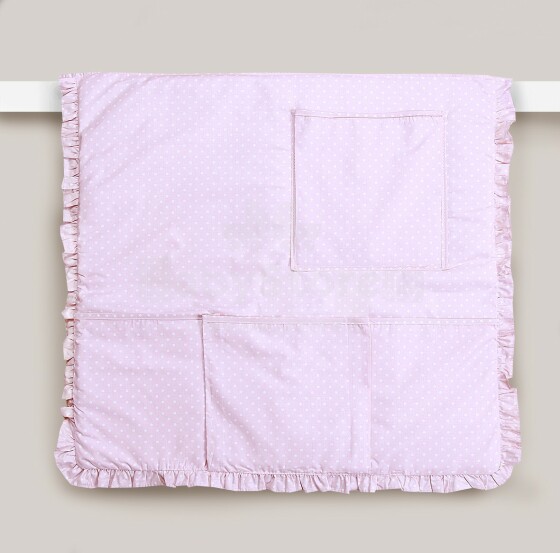 MimiNu  Mantu maisiņš ar kantīti gaiši roza krāsa
