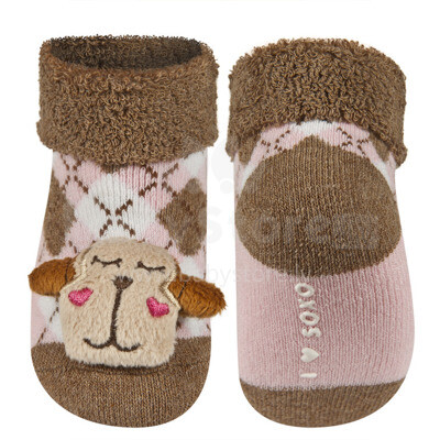 SOXO Baby Premium Art.01497 носки 3D с погремушкой