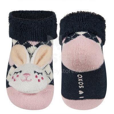SOXO Baby Premium Art.01497 носки 3D с погремушкой
