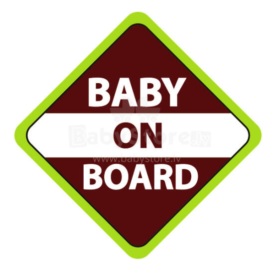 Baby On Board car sticker
