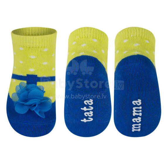 Soxo Baby 37755 medvilninės stilingos kojinės su lanku (0-12m)