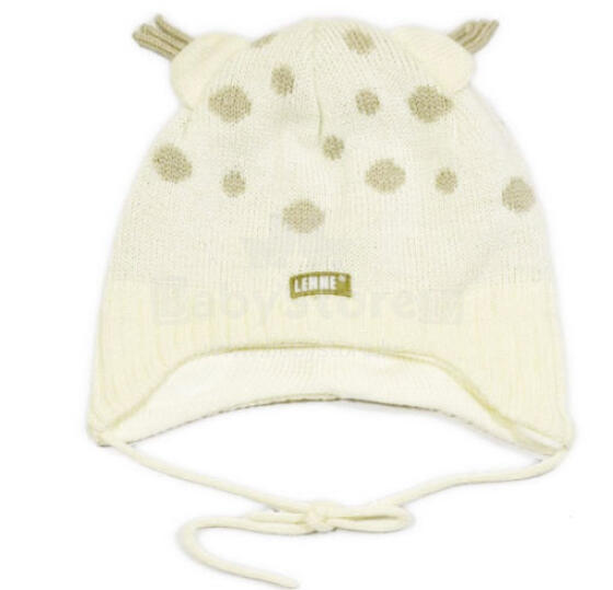 LENNE '14 Baby art.13370 (40-48cm) Mazuļu siltā pusvilnas/kokvilnas cepure, krāsa 100