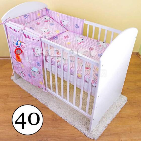 Kapri Baby Hello Kitty  Gultas veļas komplekts 4-dalīgs 120х90 cm