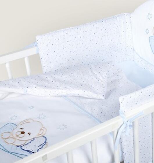 Klups Art.H018 Bear  Kokvilnas gultas veļas komplekts no 2 daļām