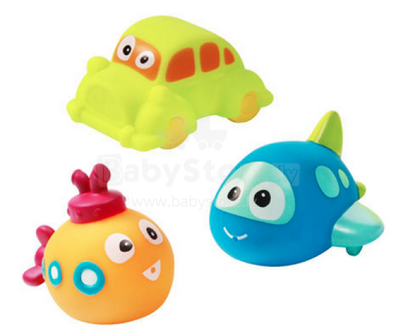 Baby Ono Art.531 Vannas rotaļlietas 3gb. komplektā , somiņā