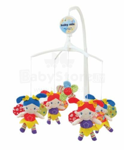Baby Mix 366M Musical Mobile Muzikālais karuselis ar plīša mantiņām