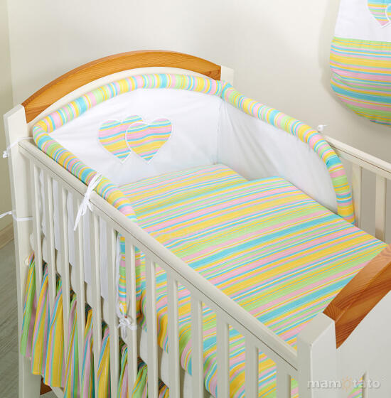 Mamo Tato Heart Col. Candy Gultas apmale (40x180 cm)