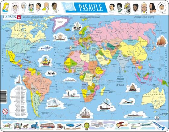 Larsen Puzzle Art.K1-LE 107 pcs