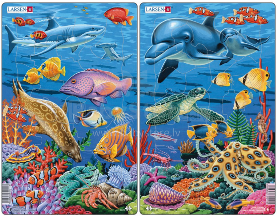 Larsen Art.H23 puzzle (25el.) Coral Reet