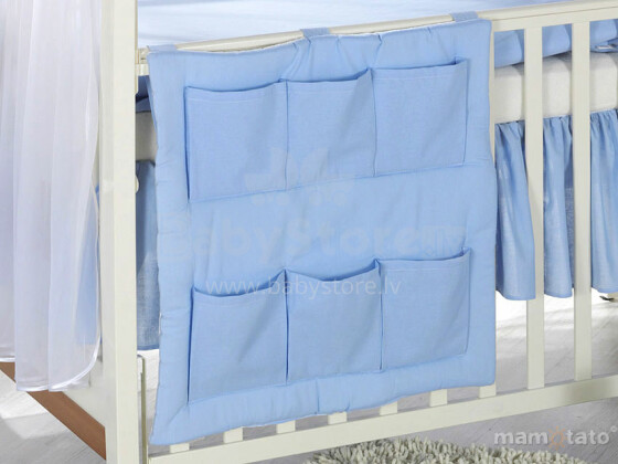 Mamo Tato Heart Col. Blue Mantu kabata gultiņai (60x60 см)