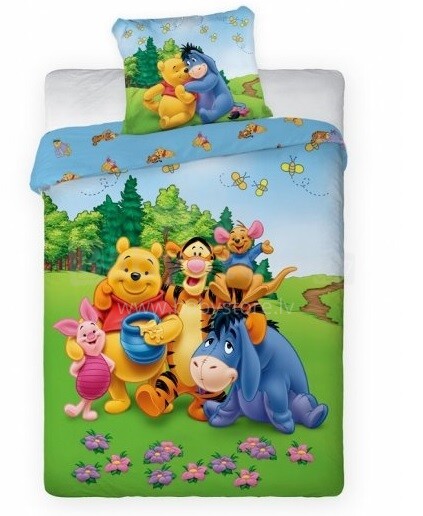 Faro Tekstylia Disney Bedding Winnie Pooh  Хлопковое постельное белье  160x200см