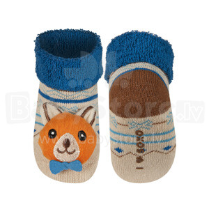 Soxo Art.46146  Infant socks with rattle 0-12m.