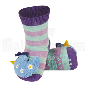 Soxo Art.44876  Infant socks with rattle 0-24m.