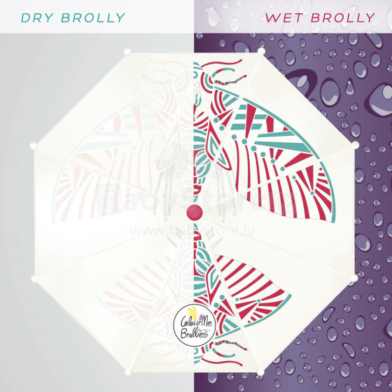 „Color Me Brollies“ skėtis Kandžių skėtis - chameleonas
