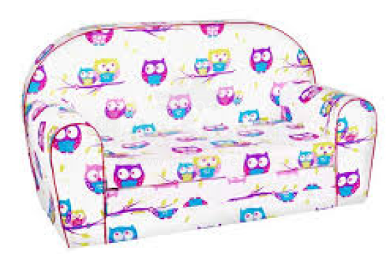 Kapri bērnu divāns mīkstais sēdeklis Sofa 100cm