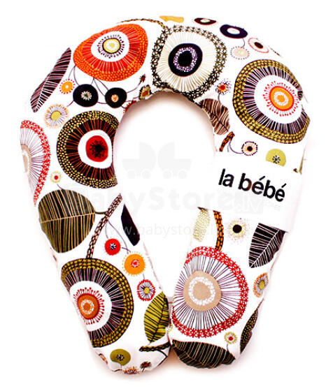 La Bebe™ Snug Cotton Nursing Maternity Pillow Art.77425 Autumn deco Подковка для сна, кормления малыша 20*70cm
