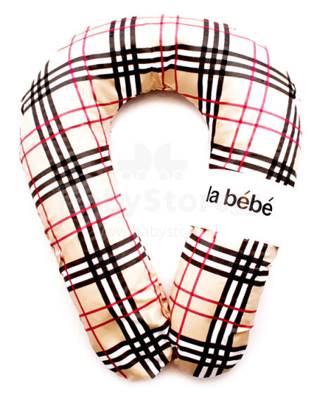 La Bebe™ Snug Cotton Nursing Maternity Pillow Art.67342 London, 20x70 cm