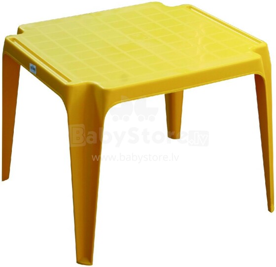 Furni Yellow Art.800028“ žaidimų stalo sodo stalas Vaikų žaidimų stalas