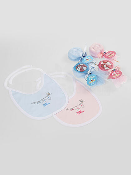 Baby Corner Lolipop  Art.77803 Детский хлопковый слюнявчик в подарочной упаковочке