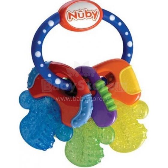 Nuby Icy Bite Art.455 Прорезыватель Ключики 4м+