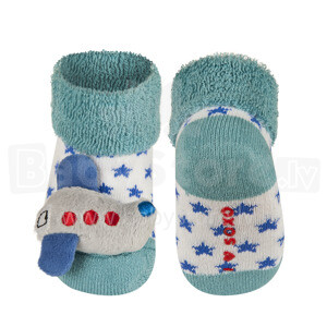 Soxo Art.44166 Infant socks with rattle 0-12m.