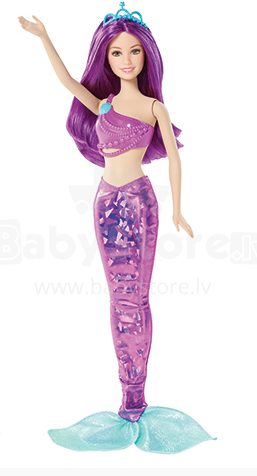 „Mattel Barbie Mix & Match“ undinėlės lėlės menas. CFF28 Undinėlė Barbė