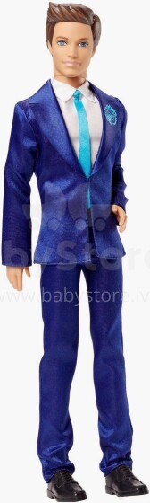 Mattel Barbie „Rock 'n Royals Ken Doll“ mene. CKB59 lėlių kensų dainininkė