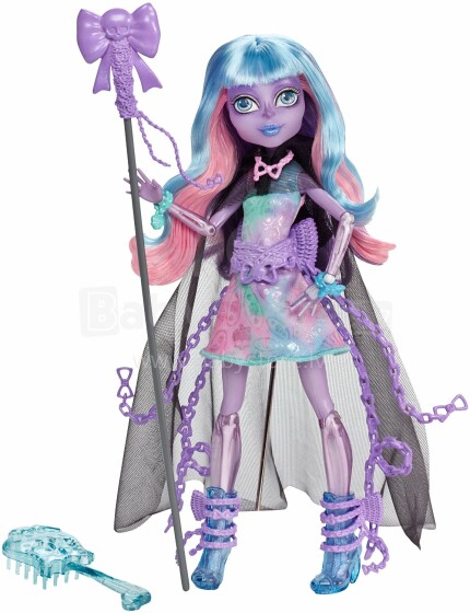 „Mattel Monster High Haunted“ studentų dvasios, persekiojamos vaiduokliškos upės „Styxx Doll Art“. CDC34 lėlė
