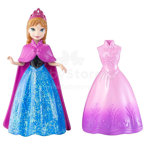 Mattel Disney Frozen MagiClip Anna Doll Art. Y9969 Кукла Анна 'Холодное сердце' с дополнительным нарядом