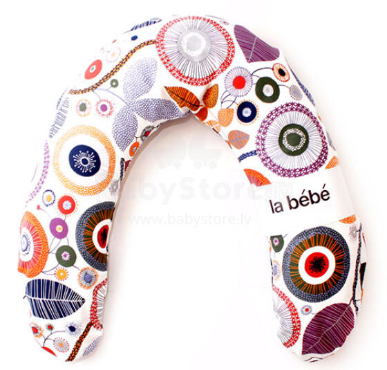 La Bebe™ Rich Maternity Pillow Art.78237 Autumn deco Подковка для сна, кормления малыша 30x104 cm