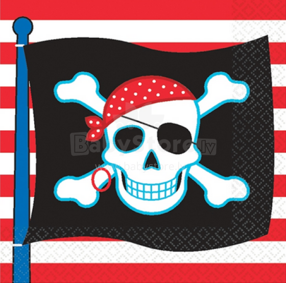 Amscan Pirates Art.518221   Salvetes 16.gab