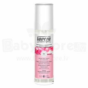 „Lavera Body Spa“ rožių sodo menas. 102417 Purškiamas dezodorantas su laukine rože