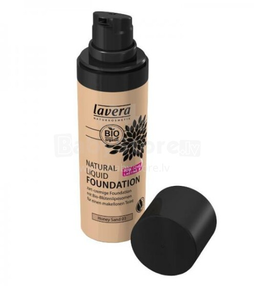 Lavera Natural Liquid Foundation Art. 105191 Натуральная жидкая основа (Honey Sand 03)
