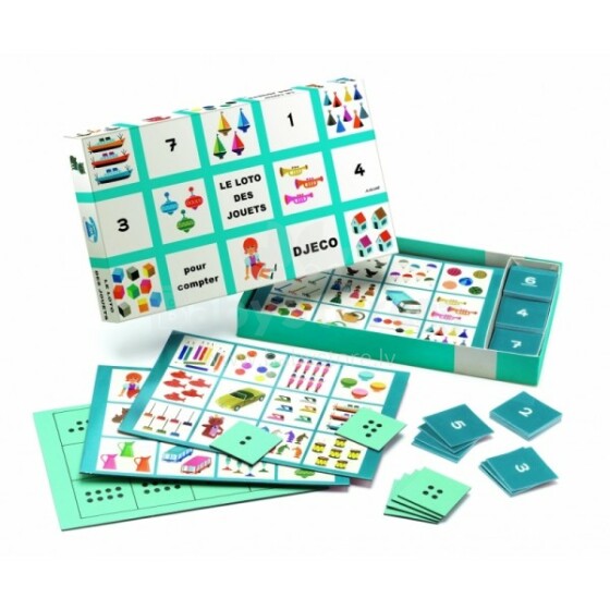 Djeco The toy bingo - 60 years - Limited edition Art. DJ08139 Настольная игра Бинго