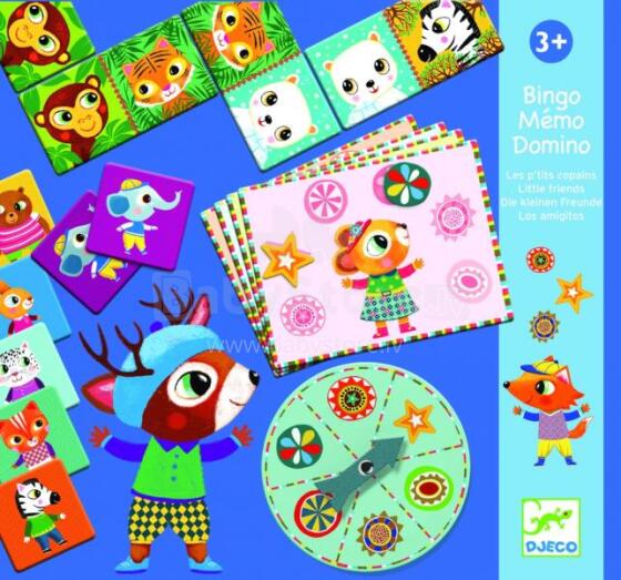 Djeco Little friends Art. DJ08131 Настольная игра - Лото, Мемо, Домино