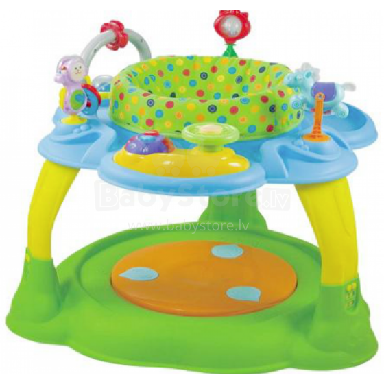 Sunbaby  Art.BG-1915/P Green  Детские ходунки-прыгунки, игровой центр
