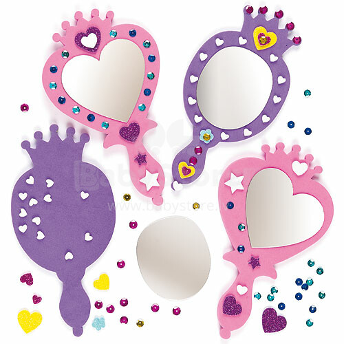 Baker Ross Craft-it Princess Mirror Kits Art.ET595 Зеркало принцессы