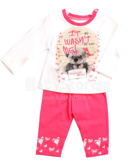 BebeKids Art.2732 Pepelino Стильный Комплект Детская Маечка + Леггинсы ( 68 )