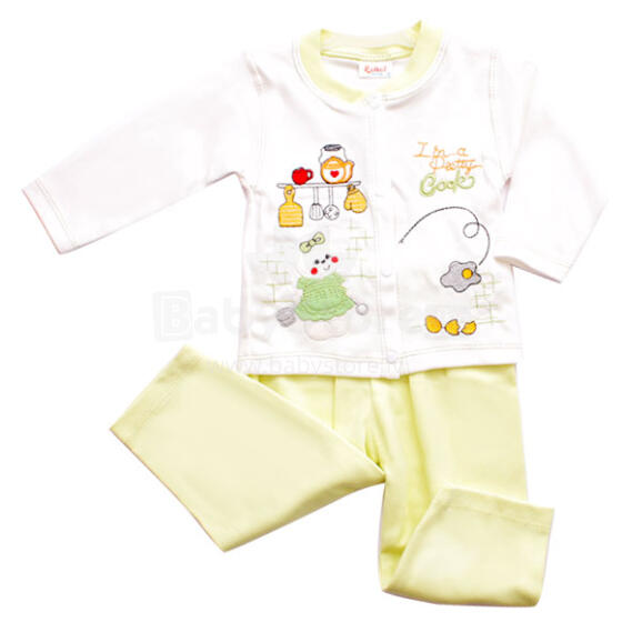Bebekids Art.79533 Bērnu kokvilnas pidžama meitenei green
