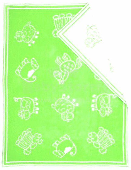 WOT ADXS Art.013 / 1038 Aukštos kokybės vaikiška medvilninė antklodė (antklodė) 100x118cm