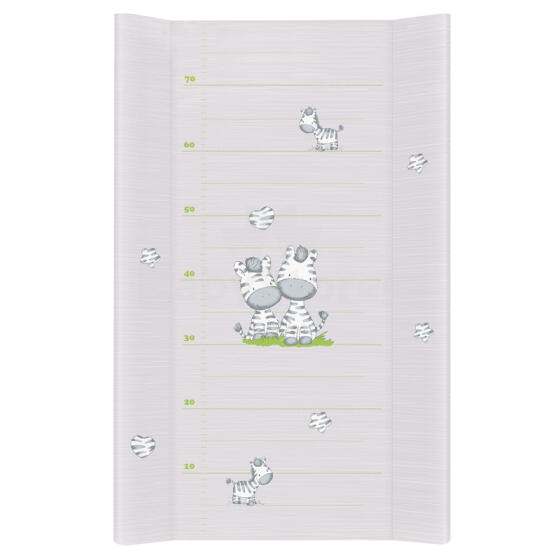 Ceba Baby ZEBRA grey SOFT Pārtinamais matracis CEBA (70x50cm)