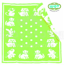 WOT ADXS Art.001 / 1038 PETS Aukštos kokybės vaikiška medvilninė antklodė (antklodė) 100x118 cm