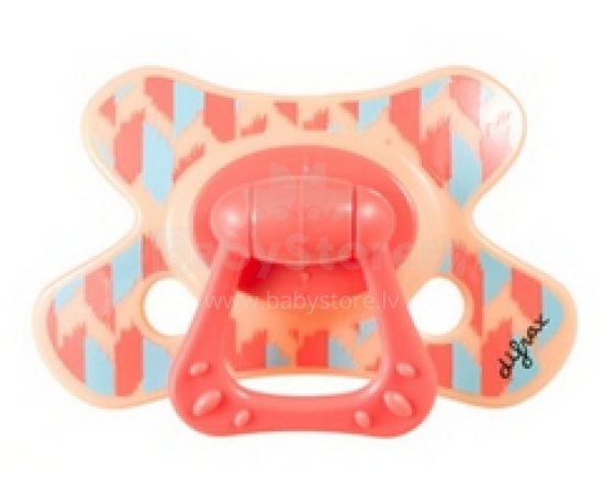 Difrax Art.800 Soother Dental+ring ортопедическая соска 6+ с колечком