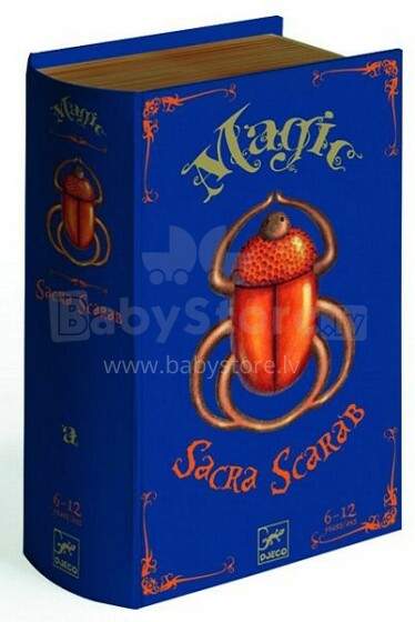 „Djeco Magic Sacra Scarab“ menas. DJ09910 Magiškas triukas - šventas skarabėjas