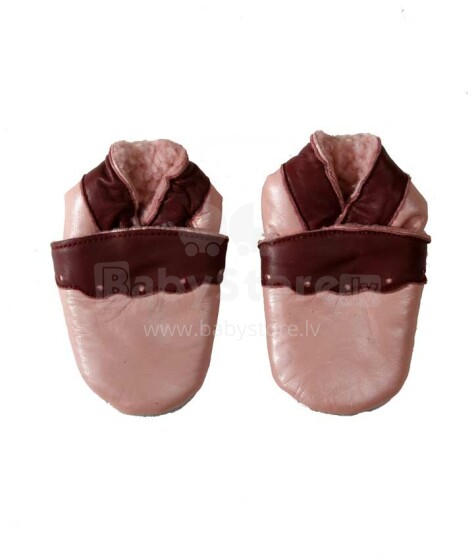 Pippi CelaVi Art.3531-572 Leather slippers dejošanas čībiņas bērniem no dabīgas ādas